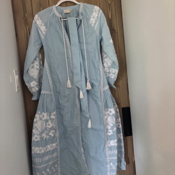 Julia Amory Caftan- Nantucket Blue- Size XS - Picture 8 of 8